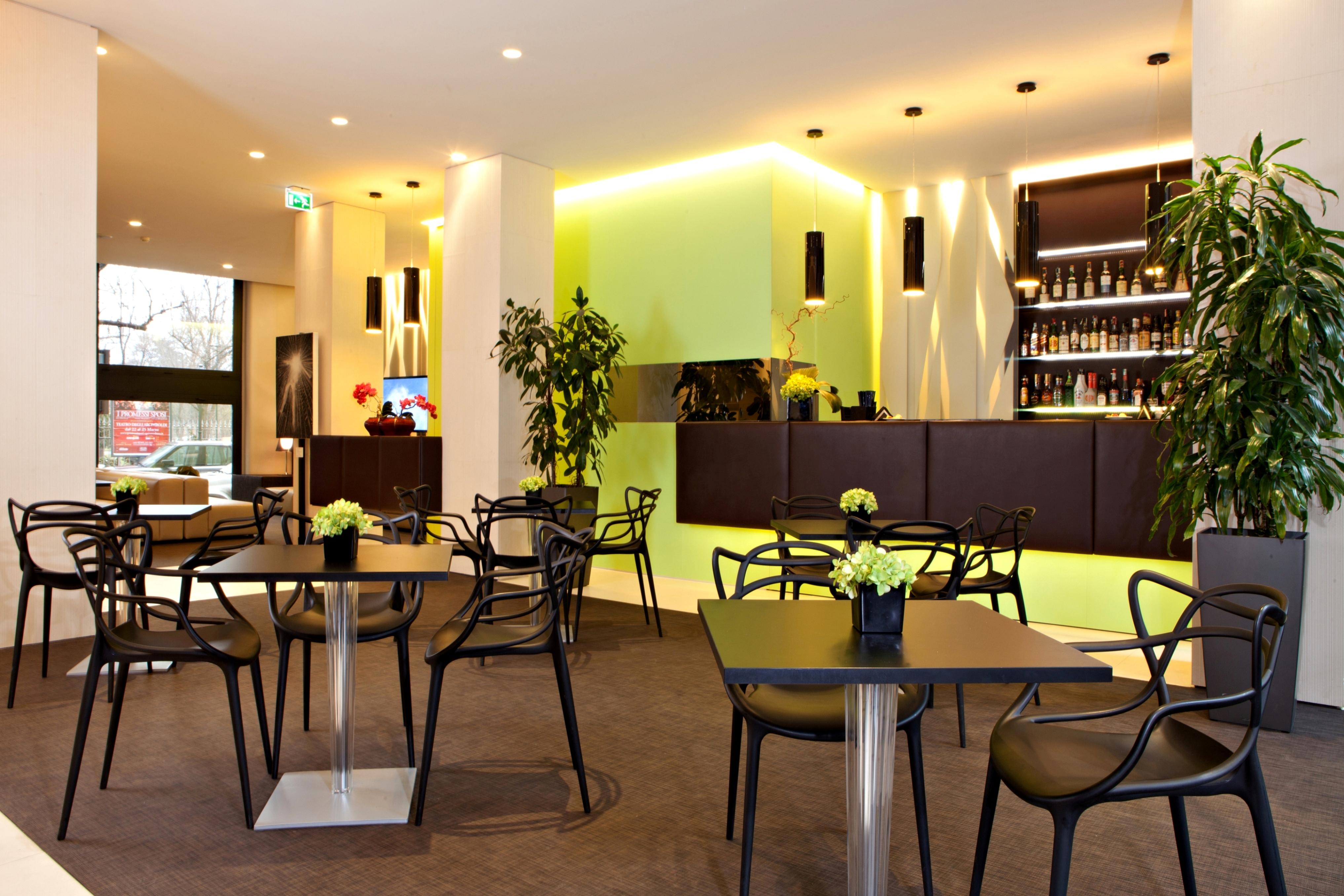 Hotel Manin Milan Restoran gambar
